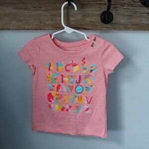 TCP Size 3T Alphabet Tshirt Pink